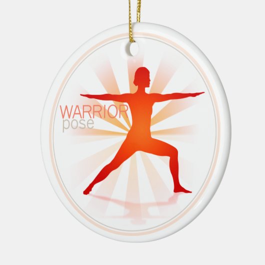 Yoga Pose Ornament (krijger pose) (Links)