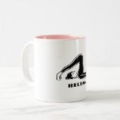 Yoga Pose Persoonlijke Gift Mok voor haar (Voorkant links)