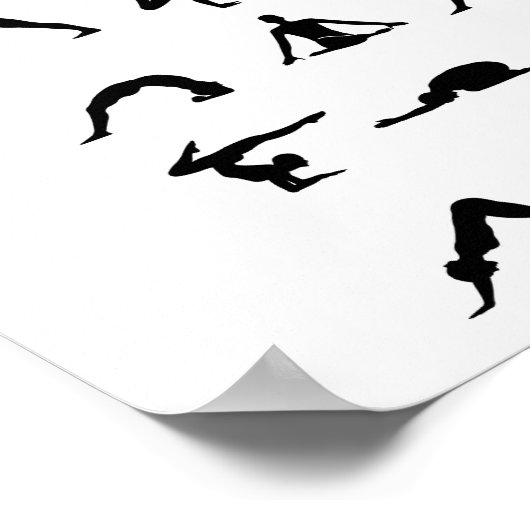 Yoga pose poster (Hoek)