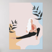yoga pose poster (Voorkant)