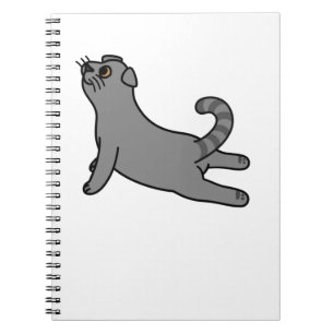 Yoga Pose Scottish Fold Cat Notitieboek
