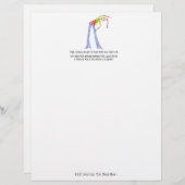 Yoga Pose Stationery (Voorkant / Achterkant)