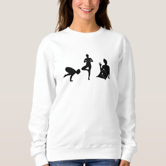 Yoga Pose Sweatshirt (Voorkant)