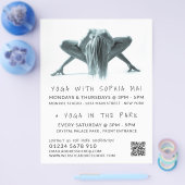 Yoga Pose, Yoga Class Adverteren Flyer (Enkel)