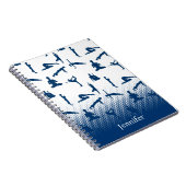 Yoga Poses aangepaste naam Notitieboek (Rechterzijde)