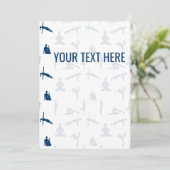 Yoga Poses Asanas aankondiging (Staand voorkant)