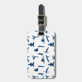 Yoga Poses Bagagelabel (Voorkant verticaal)