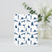 Yoga Poses Briefkaart (Staand voorkant)