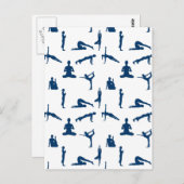 Yoga Poses Briefkaart (Voorkant / Achterkant)