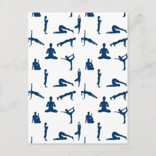 Yoga Poses Briefkaart
