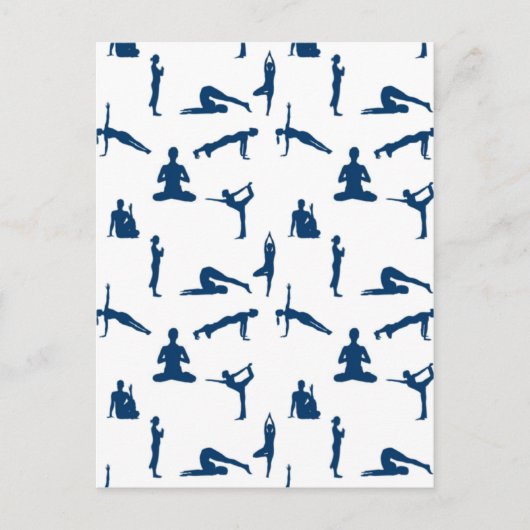 Yoga Poses Briefkaart (Voorkant)
