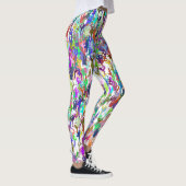 Yoga Poses Design Leggings (Rechts)