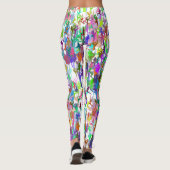 Yoga Poses Design Leggings (Achterkant)