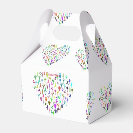 Yoga Poses Heart Thunder_Cove Bedankdoosjes (Voorkant Zijde)