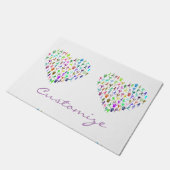 Yoga Poses Heart Thunder_Cove Deurmat (Schuin)