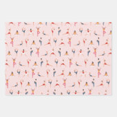 Yoga Poses Inpakpapier Vel (Voorkant 3)