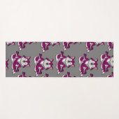 Yoga poses pattern | Yoga seamless pattern 20 Yogamat (Voorkant (horizontaal))