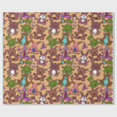 Yoga poses pattern | Yoga seamless pattern 50 Cadeaupapier (Vlak)
