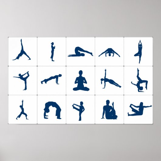 Yoga Poses Poster (Voorkant)