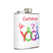 Yoga Poses Silhouettes Thunder_Cove Heupfles (Rechts)