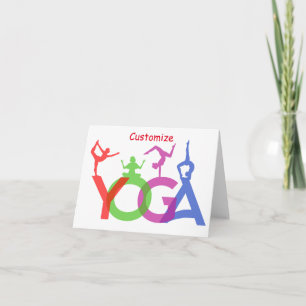Yoga Poses Silhouettes Thunder_Cove Kaart