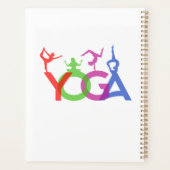 Yoga Poses Silhouettes Thunder_Cove Planner (Achterkant)