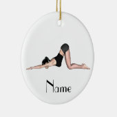 Yoga Poses Thunder_Cove Keramisch Ornament (Rechts)