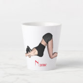 Yoga Poses Thunder_Cove Latte Mok (Voorkant)