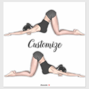 Yoga Poses Thunder_Cove Sticker