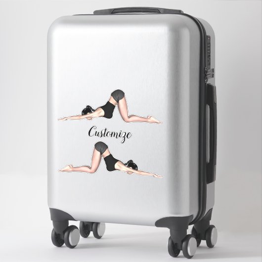 Yoga Poses Thunder_Cove Sticker (Koffer)