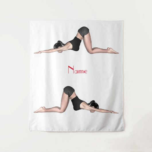 Yoga Poses Thunder_Cove Wandkleed (Voorkant)