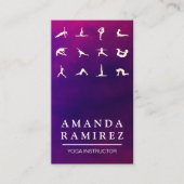 Yoga Poses Visitekaartje (Voorkant)