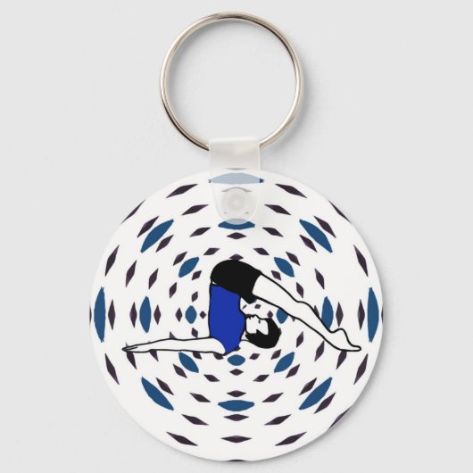 Yoga Poses - Yoga Key Cchains Sleutelhanger (Voorkant)