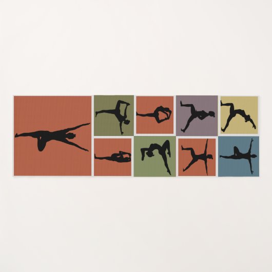 Yoga Poses Yogamat (Voorkant (horizontaal))