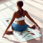 Yoga Positie Aangepaste Naam Yogamat