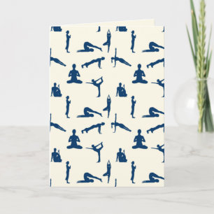 Yoga Posities Crème Off White Kaart