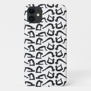 Yoga Positions Silhouettes iPhone 11 Hoesje