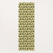 Yoga Positions Tiled Pattern Yogamat (Achterkant)