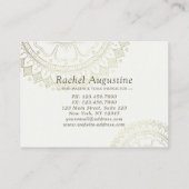 Yoga Professeur Gold Mandala Réduction Coupon Fidé (Dos)