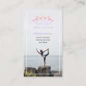 Yoga | Professioneel Visitekaartje voor onderwijsg (Achterkant)