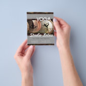 Yoga promotie merchandise flyer (Hand)
