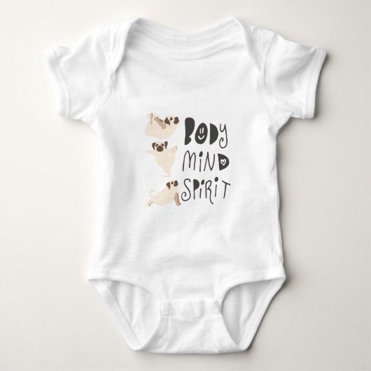 Yoga Pugs Romper (Voorkant)