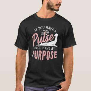 Yoga Purpose Meditation Design for Yoga Class T-shirt