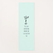 Yoga quote mint yogamat (Voorkant)