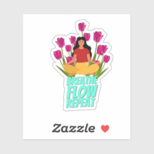 Yoga Quote Sticker