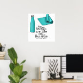 Yoga Quotes Poster (Thuiskantoor)