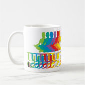Yoga Rainbow Intentions café Mug (Gauche)