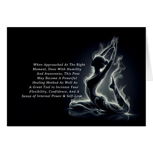 Yoga Reiki Instructeur One-Legged King Pigeon Pose (Voorkant Horizontaal)