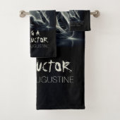 Yoga Reiki Instructeur One-Legged King Pigeon Pose Bad Handdoek (Insitu)