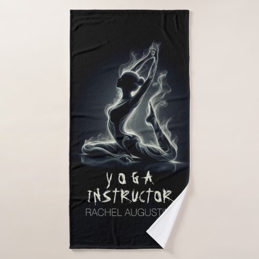 Yoga Reiki Instructeur One-Legged King Pigeon Pose Bad Handdoek (Badhanddoek)